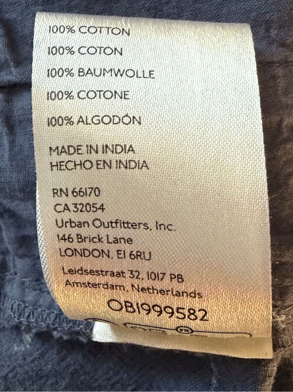 Free People Seaside Pull-On Pants Blue Western Print Cotton Size Medium - Picture 9 of 16